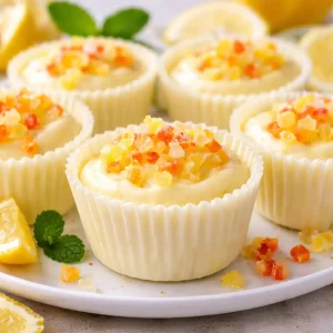 Limun korpice u beloj čokoladi