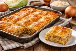 Pita sa kupusom i pirinčem