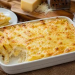 zapečeni makaroni sa kačkavaljem